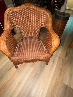 wicker chair
