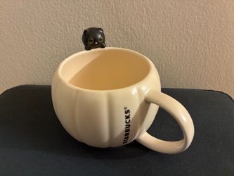 Starbucks 2026 Halloween Black Cat Pumpkin Mug