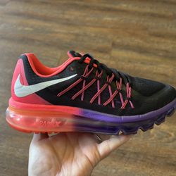 Womens Nike Airmax 2015 Black Hyper Punch Sneakers