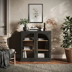Belleze Jagger Glass Door Sideboard—brand new in box