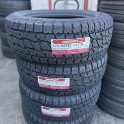 275/60/20 Landspider All Terrain Tires EACH TIRE $140/ CADA LLANTA- INSTALLED AND BALANCED 