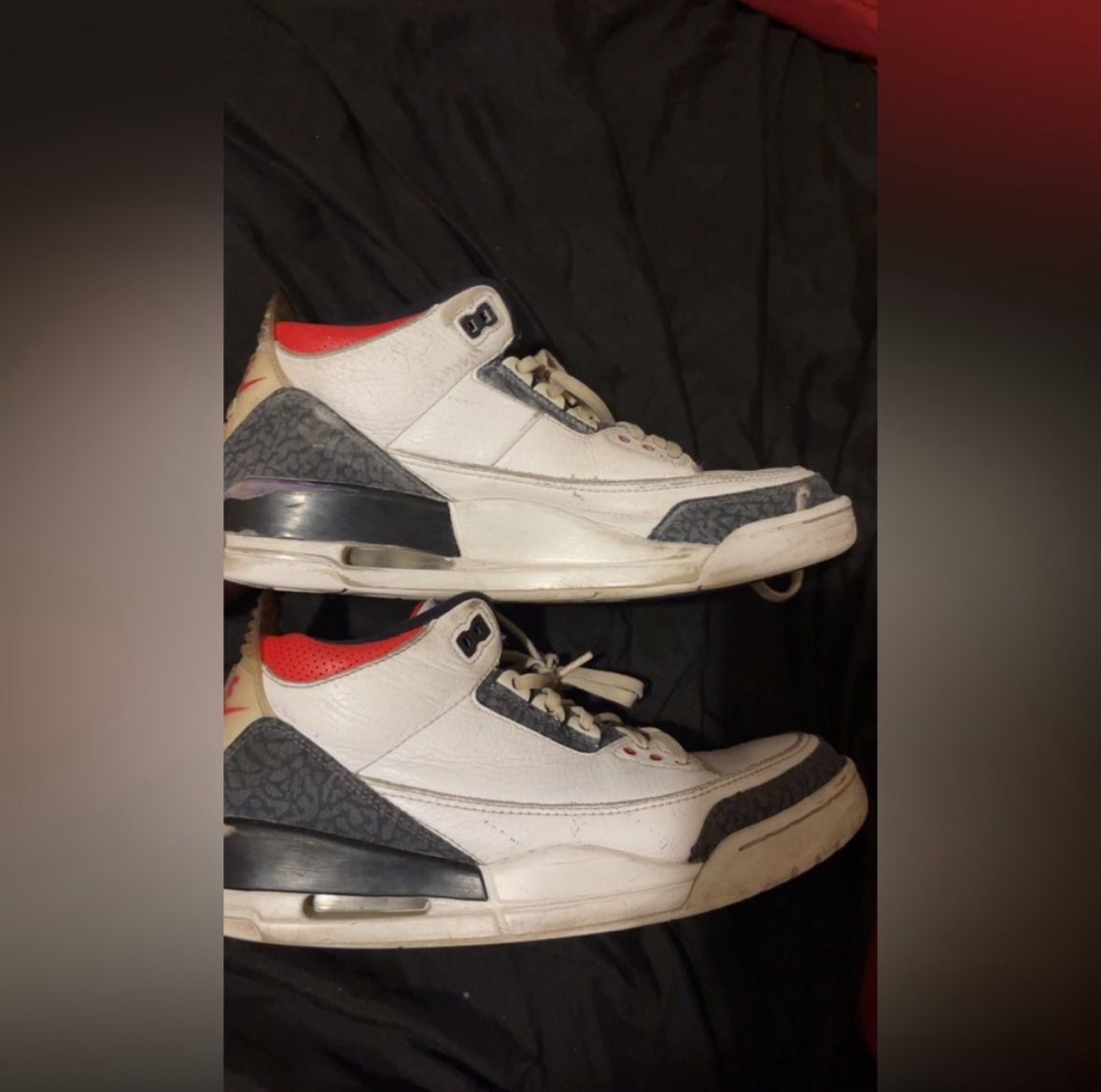 Air Jordan 3 SE Denim Fire Red.