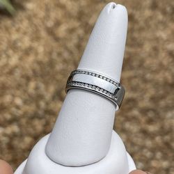 White Gold Diamond Band