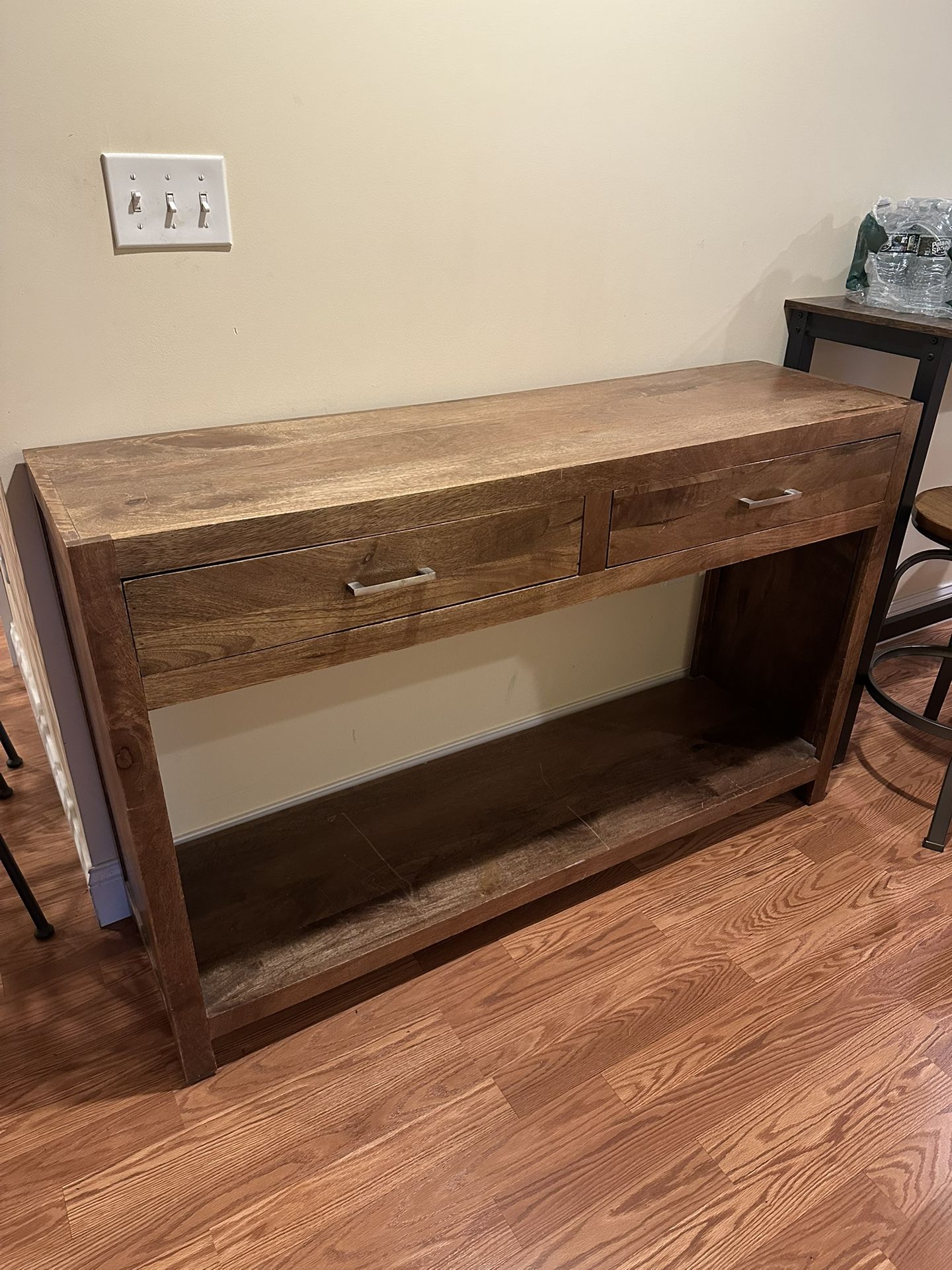 Console Table 56” L x 35” H x 16” D