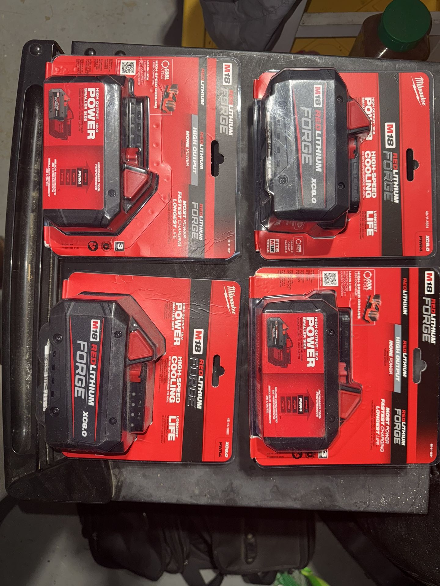 M18 8.0 Forge Batteries. $150 Each Firm. Better Deal If More Bought