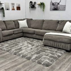 Gray Sectional Couch - Free Delivery 