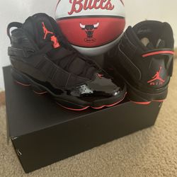 Jordan 6 Rings Black Infrared 