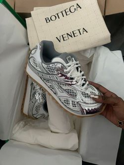 Bottega Veneta Orbit Sneakers Silver