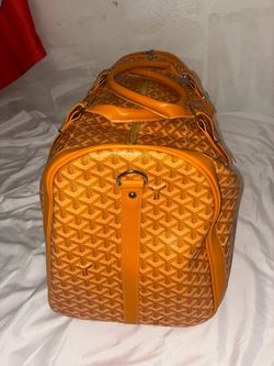 Goyard Duffle Travel Bag Yellow
