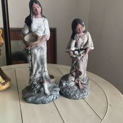 native statues.