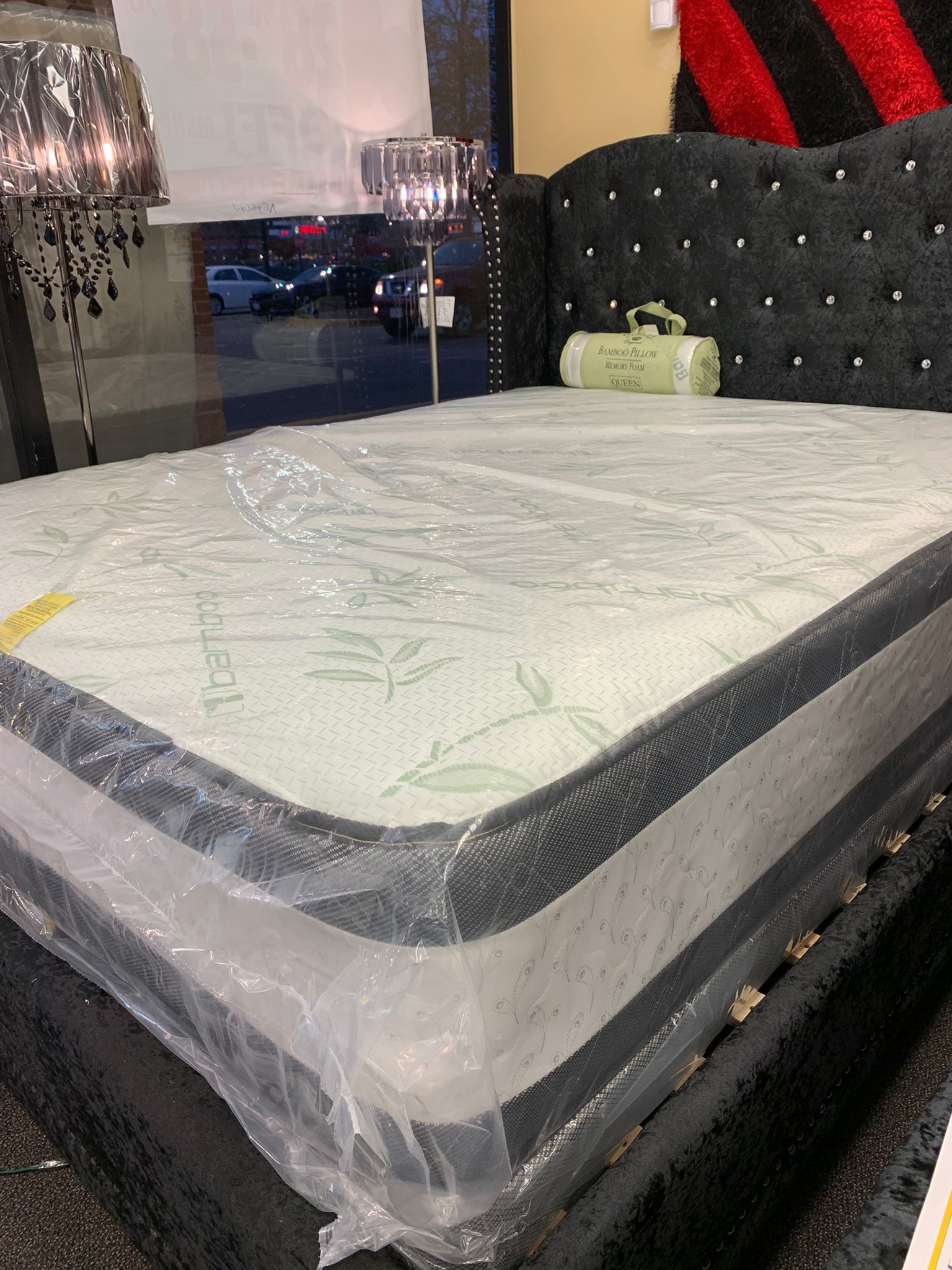 Queen Double Pillow Top Mattress Firm Double Sided Fast Delivery Wholesale Factory Direct
