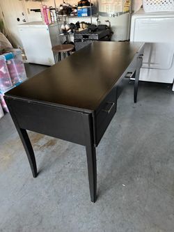 Solid wood desk