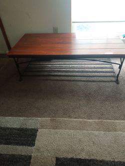 Oak coffee table