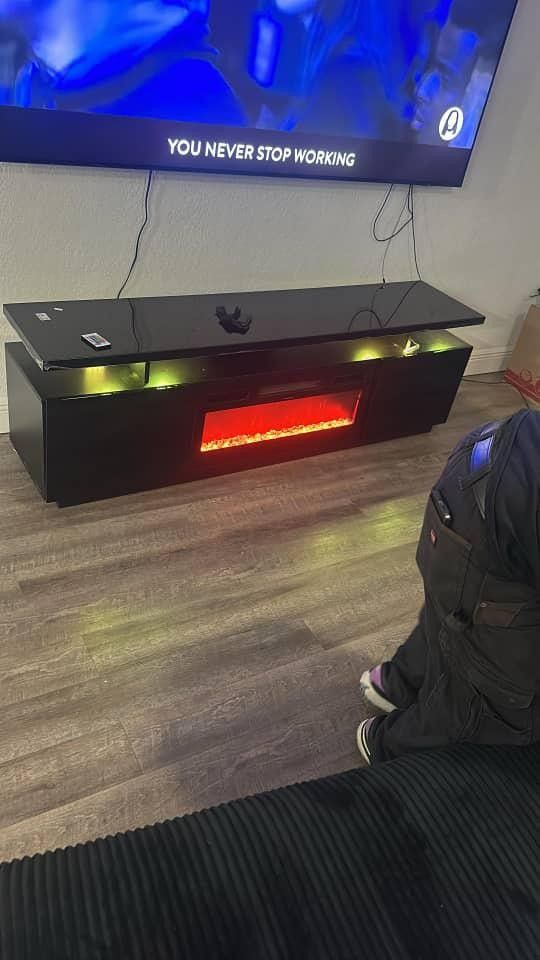 TV Stand For Sale. Ask For Price!!