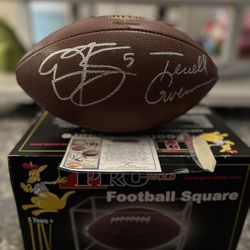 Donovan McNabb And Terrell Owens Autographed Football