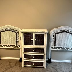 7 Piece, Wicker Set