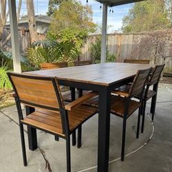 Callean Outdoor 7-Piece Patio Dining Set