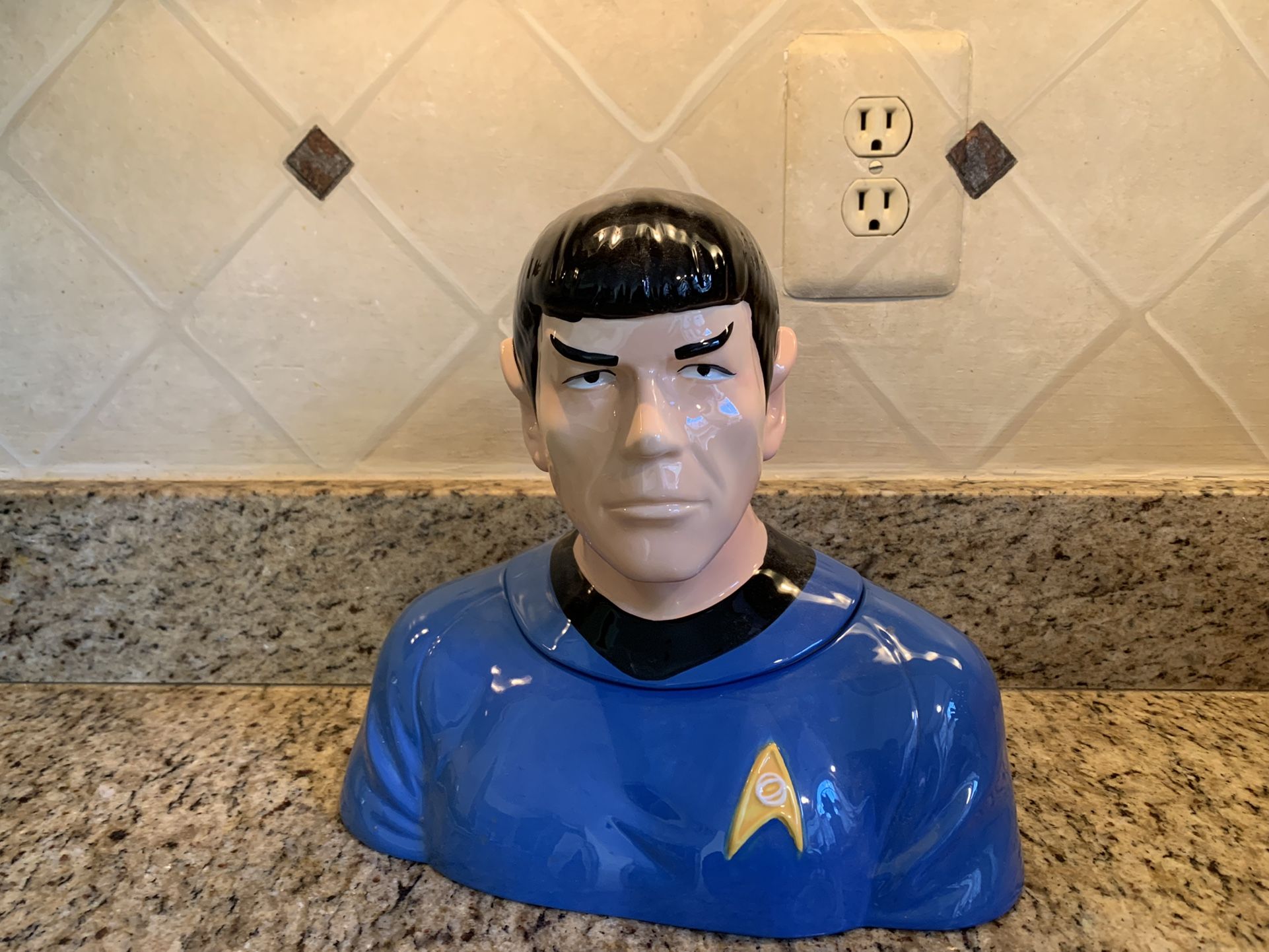 Star Trek Mr. Spock Cookie Jar