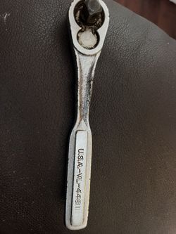 Craftsman 3/8” Drive Ratchet Wrench Double Struck Stamp 