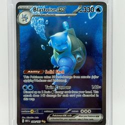 Pokemon Blastoise ex 200/165 Sv: Scarlet & Violet 151 Holo SIR 01725