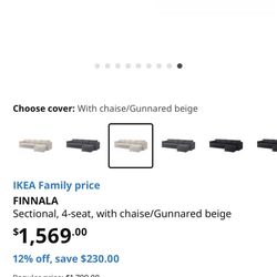 Finalla Couch - 4 Seat—$1500 New —$300