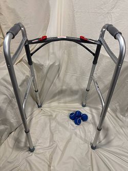 Drive Medical Folding Walker 10200-1 NEW with Tennis Ball Glides