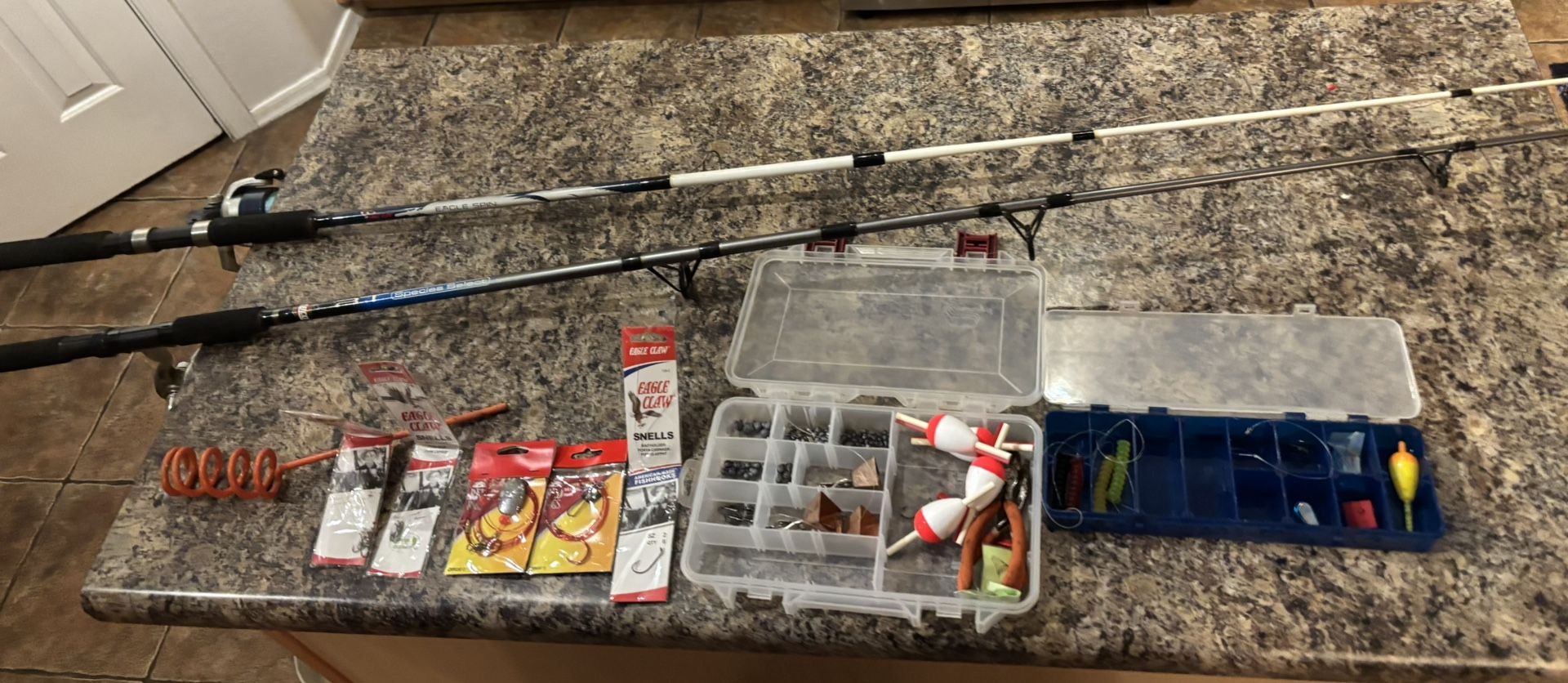 2 Fishing Rods And Accessories