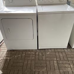 SUPER CAPACITY PLUS WASHER & ELECTRIC DRYER SET! BOTH RUN LIKE NEW! ALL MODES WORK ON BOTH! BOTH HAS BEEN CLEANED IN & OUTSIDE!WHIRLPOOL ROPER  DRYER 