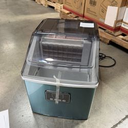 Ice Makers Countertop, Portable Ice Machine with Self-Cleaning, Timer, Quiet & Easy to Use, Ice Maker Ideal for Home/Office