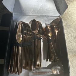 Rose Gold Utensils