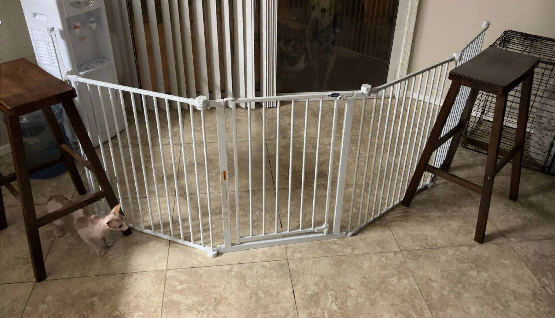 Regalo Double Door Super Wise Safety Gate 192” Wide By 28” High