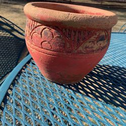 Vintage Clay Handcrafted Terracotta Planter 