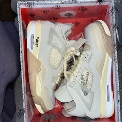 Jordan 4 Offwhites 