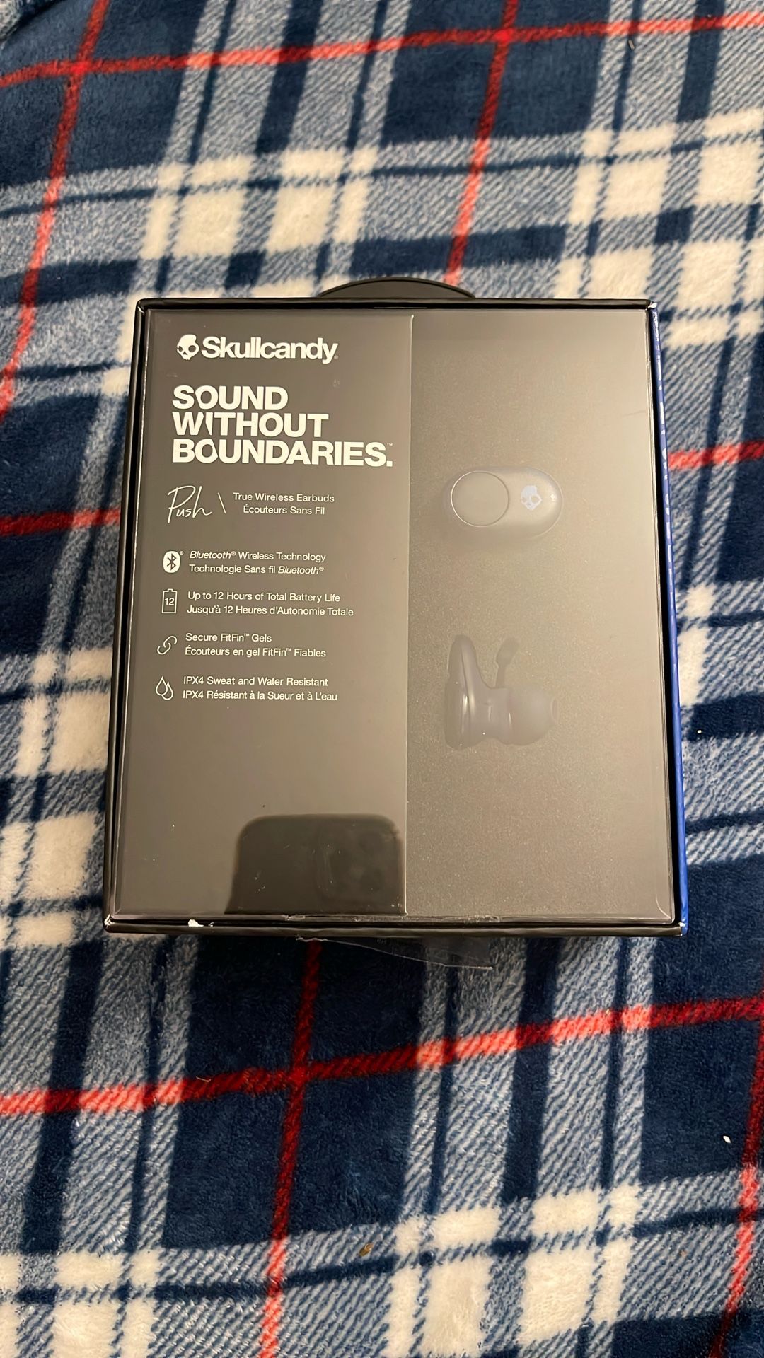 Skullcandy Push - True Wireless Bluetooth Headphones, 12HRS BATTERY Indigo Blue