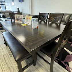 Gorgeous Kelly Dining Table Set!$599!*SAME DAY DELIVERY*NO CREDIT NEEDED*EASY FINANCING*HUGE SALE*