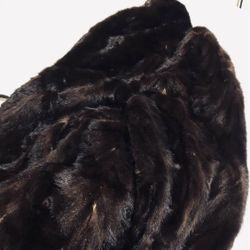 Halloween Costume? Vintage Full Length Fur Coat (Mink) Scrap For Repurposing