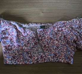 Wild Fable Floral Long Sleeve Top – Size