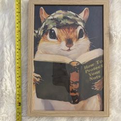 Squirrel Framed Art