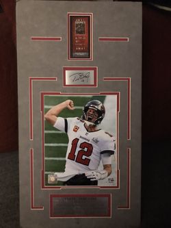 Tom Brady Memorabilia From Super Bowl LV (55)