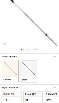 Olympic Barbell 7’ft Brand New