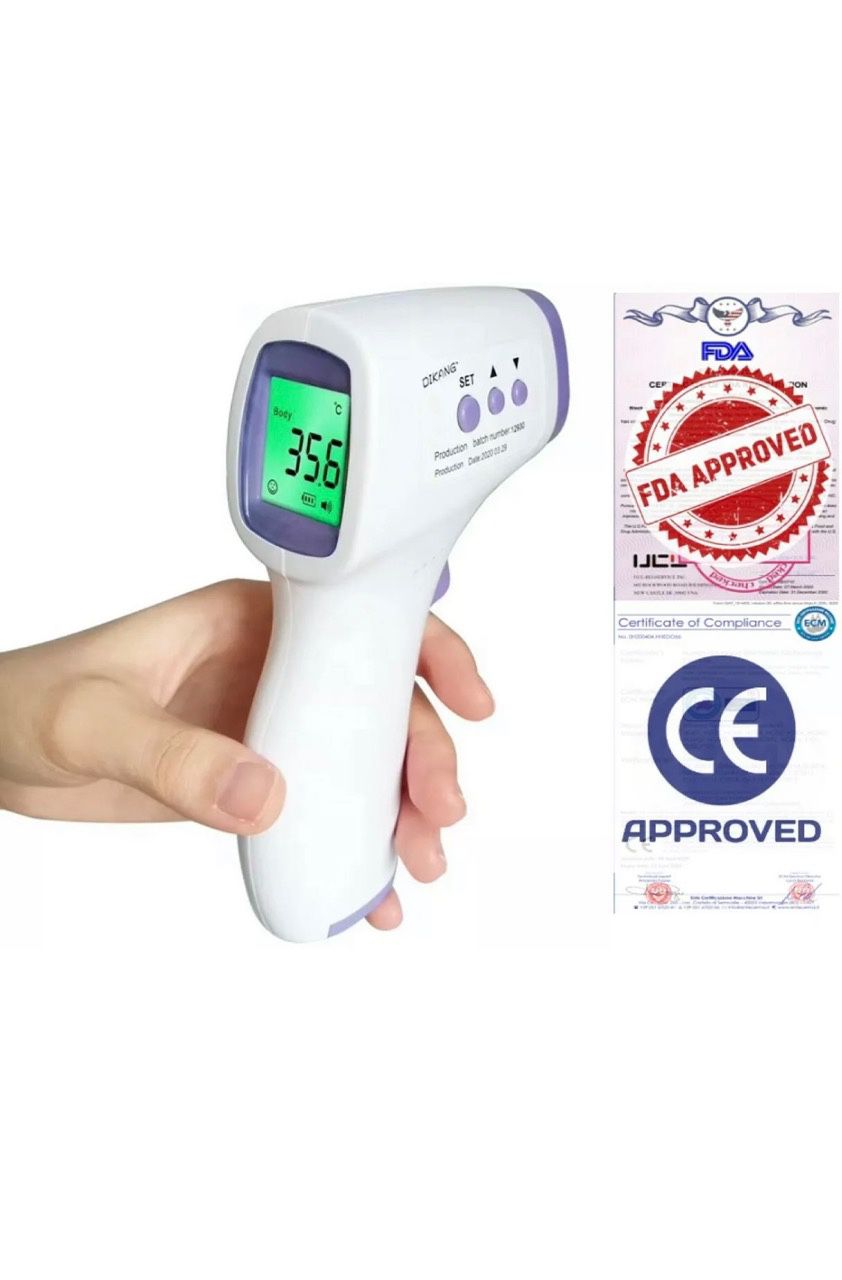 Non-contact LCD infrared thermometer for baby kids adults