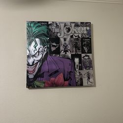 The JOKER canvas decor artwork 25”X25”