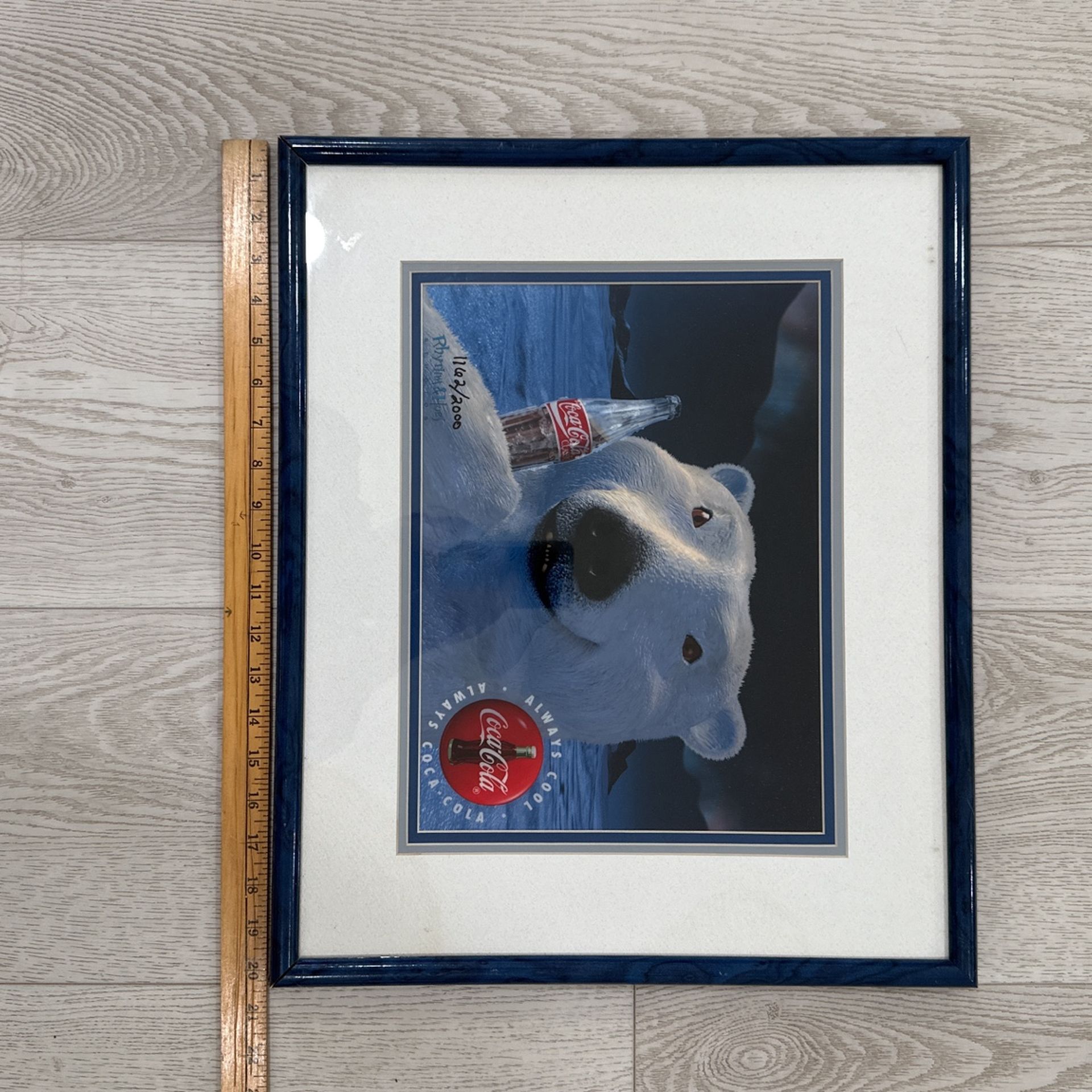 Coca Cola Polar Bear Animation Cell Limited Edition, Numbered,