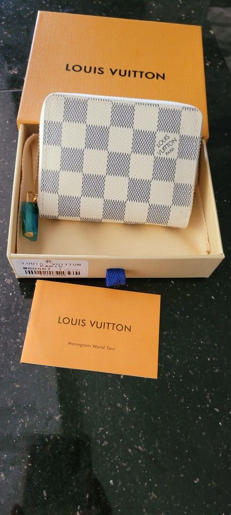 White Checkers Wallet 