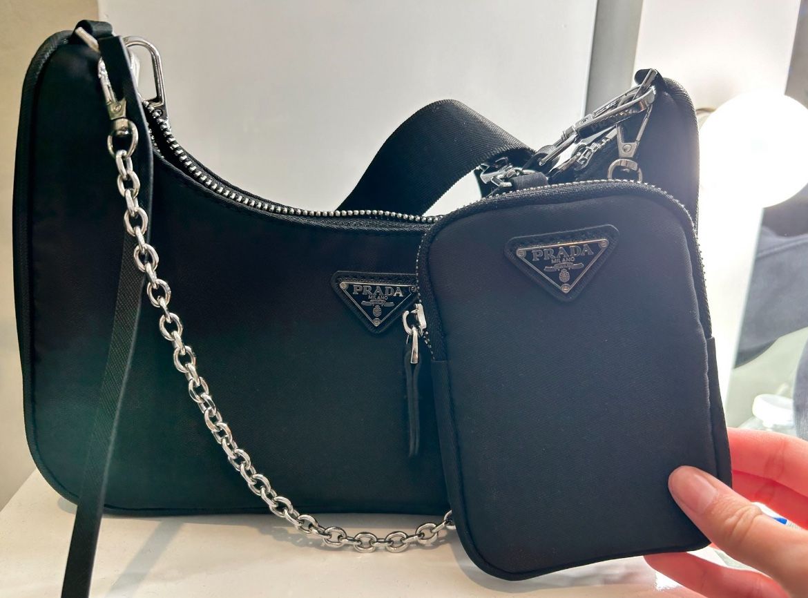 prada re- edition 2005 nylon crossbody bag