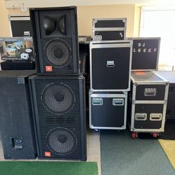 DJ Equipment  / Speakers /cases 