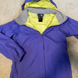 Like New Girls North Face Raincoat Medium 10/12 