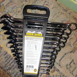 Rock River 13 Piece 12-point Combination Wrench Set