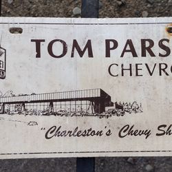 tom parsell dealership plate insert