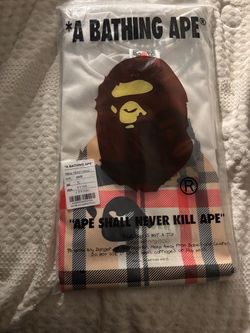 Bape Burberry shirt